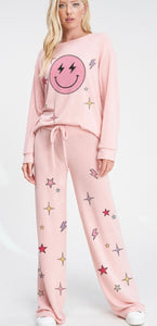 Lightning and Smiles Lounge Wear Set