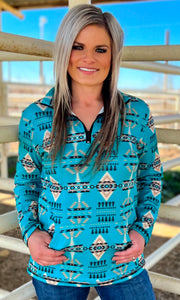 Laramie Kreek Pullover Turquoise and Soft like Butter!