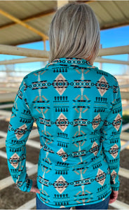 Laramie Kreek Pullover Turquoise and Soft like Butter!