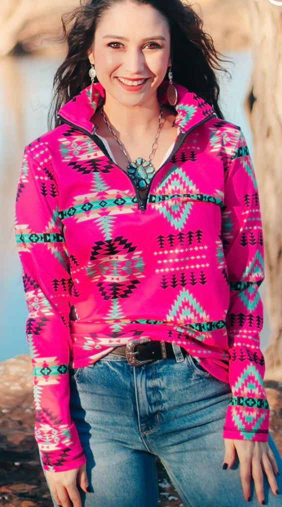 Blushing Pink Riding Fit Super Soft Pullover