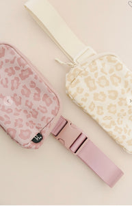 Leopard Pattern Cross Body Belt Bag or Fanny Bag Click for Other Colors