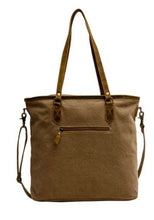 Load image into Gallery viewer, Stylish Handbag with Canvas, Leather and Tapestry