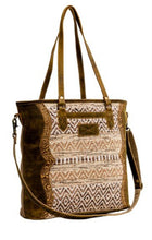 Load image into Gallery viewer, Stylish Handbag with Canvas, Leather and Tapestry