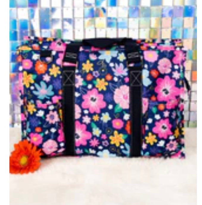 Garden Flowers Make You Smile Utility Tote