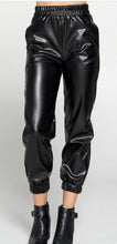 Load image into Gallery viewer, Faux Leather Jogger Pant