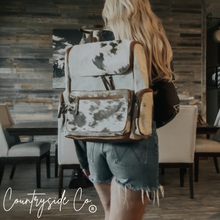 Load image into Gallery viewer, Boulder Cowhide Conceal Carry Backpack