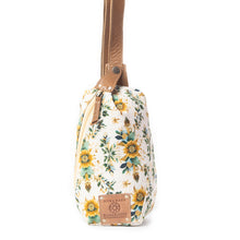 Load image into Gallery viewer, Myra Oasis Blooms Floral Fanny Pack for Women – Compact Belt Bag with Leather Strap for Travel &amp; Concerts