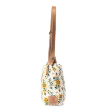 Load image into Gallery viewer, Myra Oasis Blooms Floral Fanny Pack for Women – Compact Belt Bag with Leather Strap for Travel &amp; Concerts