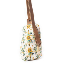 Load image into Gallery viewer, Myra Oasis Blooms Floral Fanny Pack for Women – Compact Belt Bag with Leather Strap for Travel &amp; Concerts