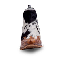 Load image into Gallery viewer, Frisco Blossom Hair-on Hide &amp; Hand-tooled Boots