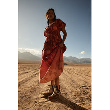 Load image into Gallery viewer, Myra Georgina Hairon Boots for Women - Spilt-Top Handtooled Pointed Toe Cowgirl Boots for Rustic Rodeo Glam