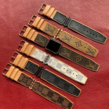 Load image into Gallery viewer, Recycled Louis Vuitton Apple Watch Band AW-LV16