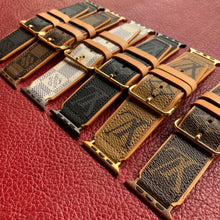 Load image into Gallery viewer, Recycled Louis Vuitton Apple Watch Band AW-LV16