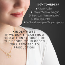 Load image into Gallery viewer, Customized Intertwined Initial Name Necklace