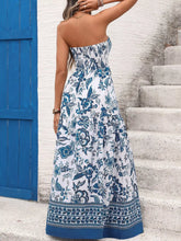 Load image into Gallery viewer, Floral Print Maxi Dress - Strapless Elegant Summer Style