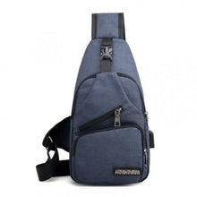 Load image into Gallery viewer, Anti-theft Sling Backpack With Charging Port