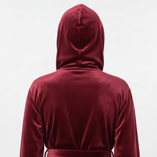Load image into Gallery viewer, Women’s Plush Hooded Robe - Spa-Worthy Comfort at Home