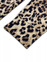 Load image into Gallery viewer, Leopard Print One-Shoulder Top and Pants Set
