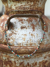 Load image into Gallery viewer, Canyon Clay Turquoise Beaded Necklace