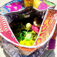 Load image into Gallery viewer, Quilted Cotton Tote