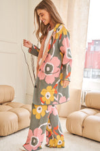 Load image into Gallery viewer, Flower Printed Casual Cozy Full Long Wide Pants