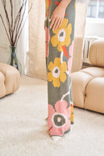Load image into Gallery viewer, Flower Printed Casual Cozy Full Long Wide Pants