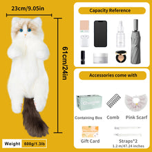 Load image into Gallery viewer, Ragdoll Cat Backpack – Cozy Companion for Travel &amp; School