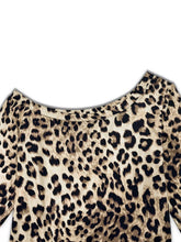 Load image into Gallery viewer, Leopard Print One-Shoulder Top and Pants Set