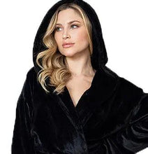 Load image into Gallery viewer, Women’s Plush Hooded Robe - Spa-Worthy Comfort at Home