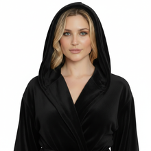 Load image into Gallery viewer, Women’s Plush Hooded Robe - Spa-Worthy Comfort at Home