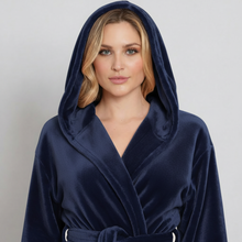 Load image into Gallery viewer, Women’s Plush Hooded Robe - Spa-Worthy Comfort at Home