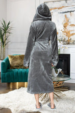 Load image into Gallery viewer, Women’s Plush Hooded Robe - Spa-Worthy Comfort at Home