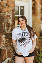 Load image into Gallery viewer, Hotter Than A Hoochie Coochie Graphic Tee - White
