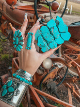 Load image into Gallery viewer, Turquoise Natural Stone Belt Buckle