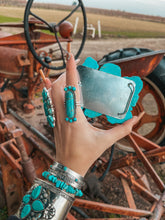 Load image into Gallery viewer, Turquoise Natural Stone Belt Buckle
