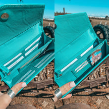 Load image into Gallery viewer, Turquoise Vibes Wallet a Haute Southern Hyde by Beth Marie Exclusive