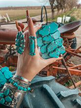 Load image into Gallery viewer, Turquoise Natural Stone Belt Buckle
