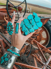 Load image into Gallery viewer, Turquoise Natural Stone Belt Buckle