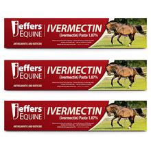Load image into Gallery viewer, Jeffers Ivermectin Horse Dewormer Gel, Apple Flavored