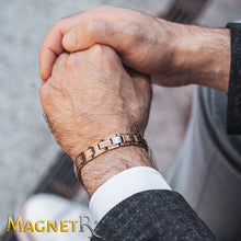Load image into Gallery viewer, Ultra Strength Pure Copper Magnetic Therapy Bracelet (Leo)
