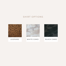 Load image into Gallery viewer, Christian Leopard and Camo Graphic Tee for Women
