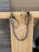 Load image into Gallery viewer, Pick your Size &amp; Length - Silver Beads Necklace