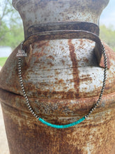 Load image into Gallery viewer, Sterling Silver Azure Soul Heishi Beaded Necklace