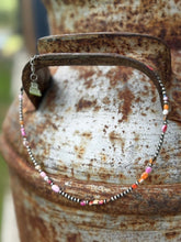 Load image into Gallery viewer, Sterling Silver Desert Sunrise Beaded Necklace