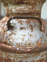 Load image into Gallery viewer, Sterling Silver Desert Sunrise Beaded Necklace