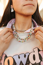 Load image into Gallery viewer, Sterling Silver Pastel Opal Beaded Choker Necklace