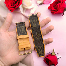 Load image into Gallery viewer, Recycled Louis Vuitton Apple Watch Band AW-LV16