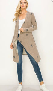 Star Sweater with Hood