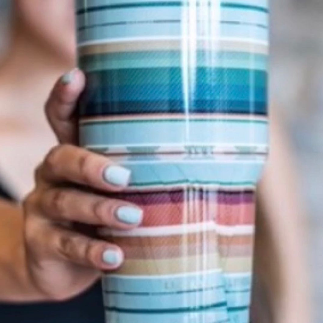 Blue Serape Double wall Tumbler stainless steel