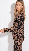 Load image into Gallery viewer, Leopard Lounge wear in Browns and Blacks SUPER SOFT